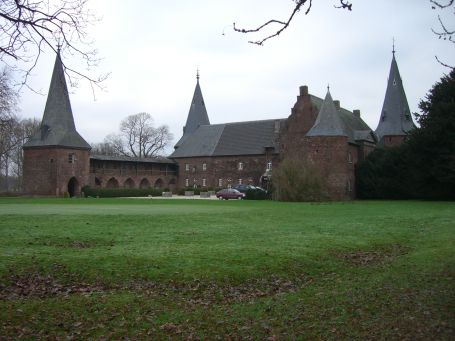 Geldern : Schloss Haag, Blick auf die Innere Vorburg
